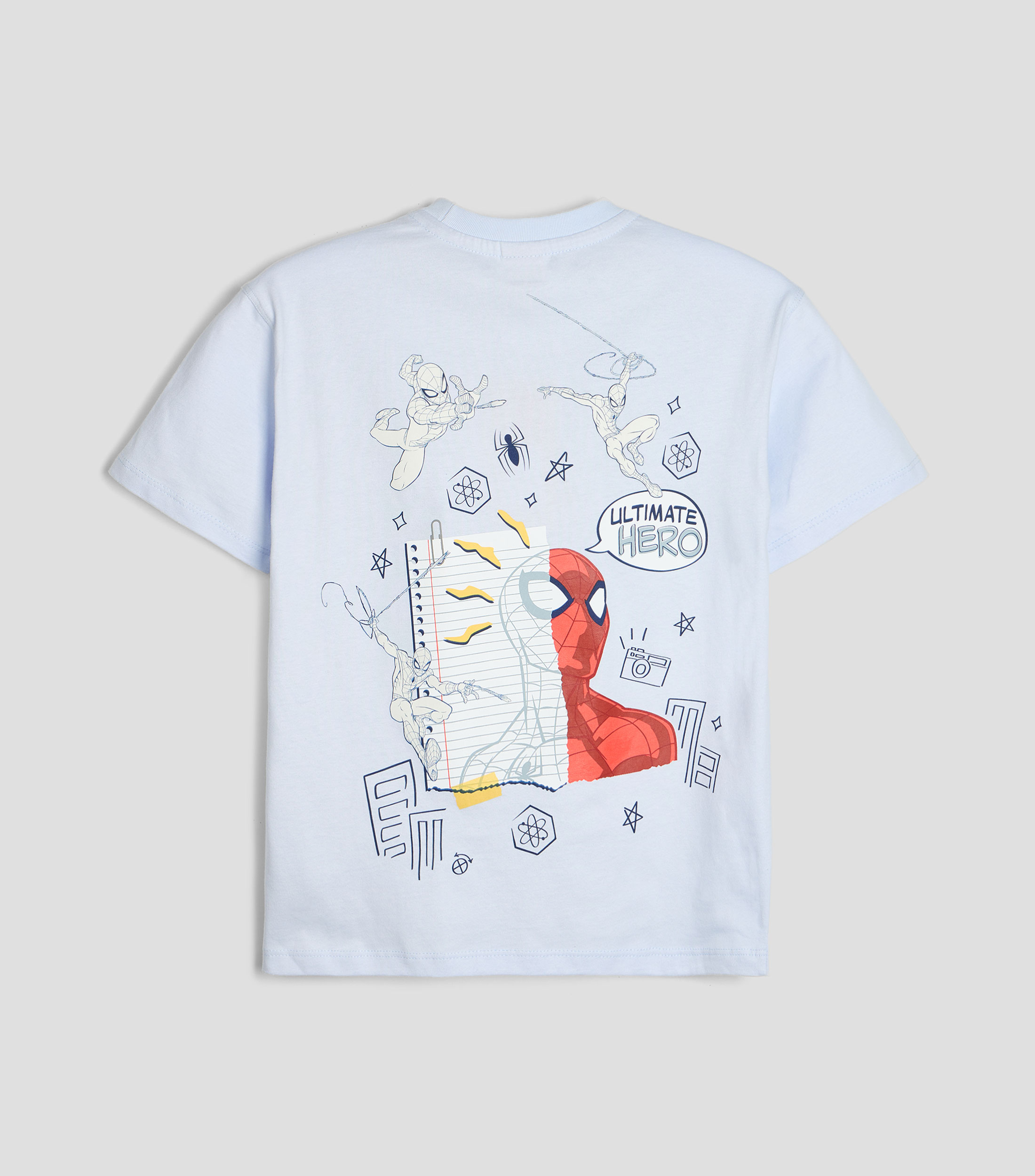 Playera cuello redondo manga corta estampada Niño